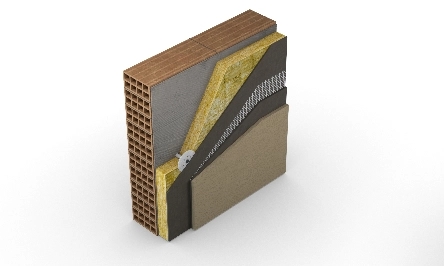 Mineral wool (MW) insulation plate